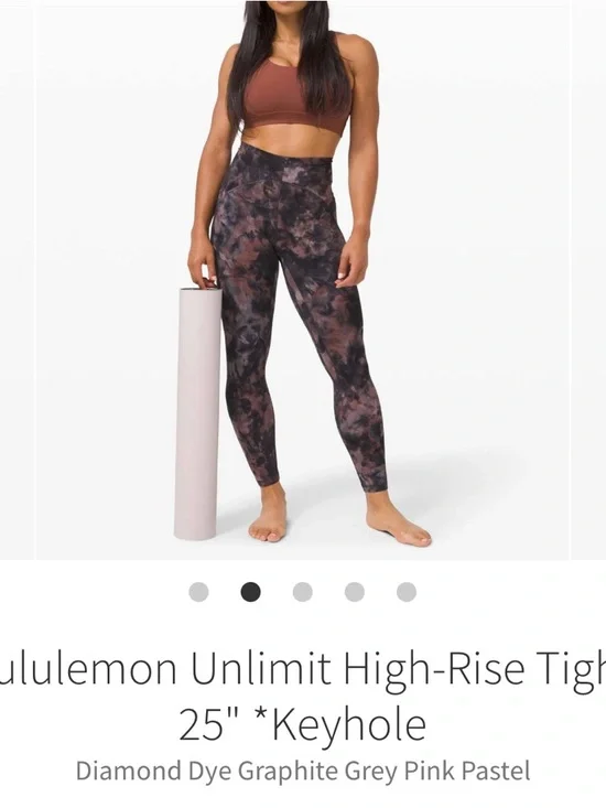 Lululemon Unlimit High Rise Tight 25”*Keyhole - Picture 9 of 10